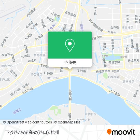 下沙路/东湖高架(路口)地图