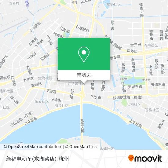 新福电动车(东湖路店)地图