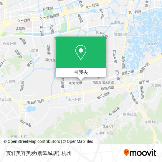 震轩美容美发(翡翠城店)地图