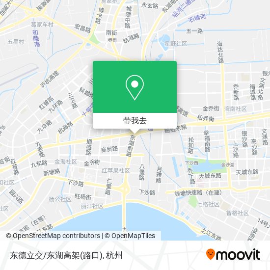 东德立交/东湖高架(路口)地图