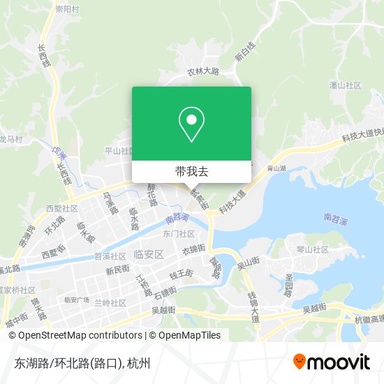东湖路/环北路(路口)地图