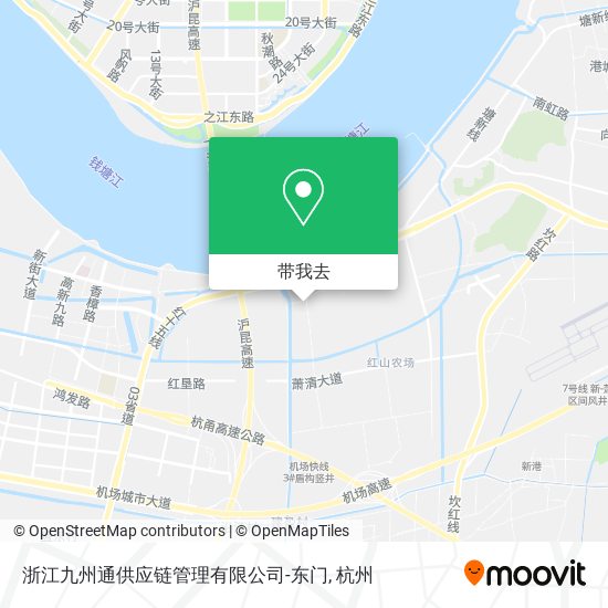 浙江九州通供应链管理有限公司-东门地图
