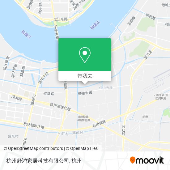 杭州舒鸿家居科技有限公司地图
