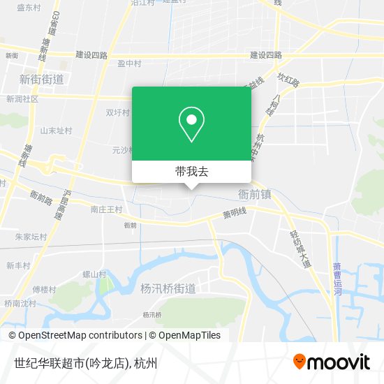 世纪华联超市(吟龙店)地图