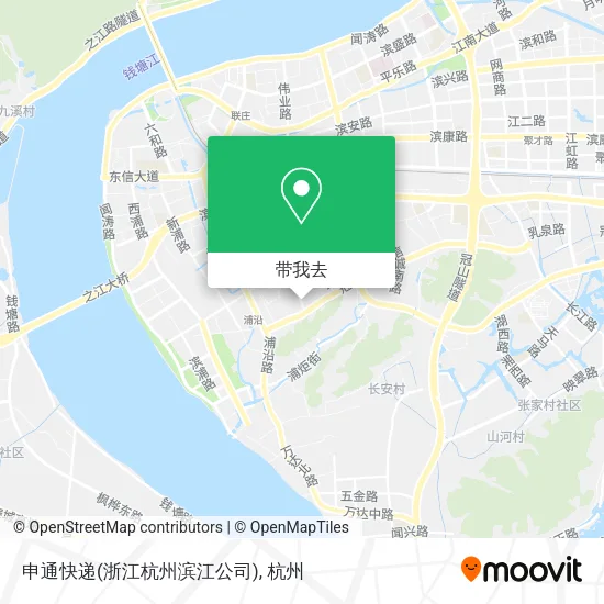 申通快递(浙江杭州滨江公司)地图