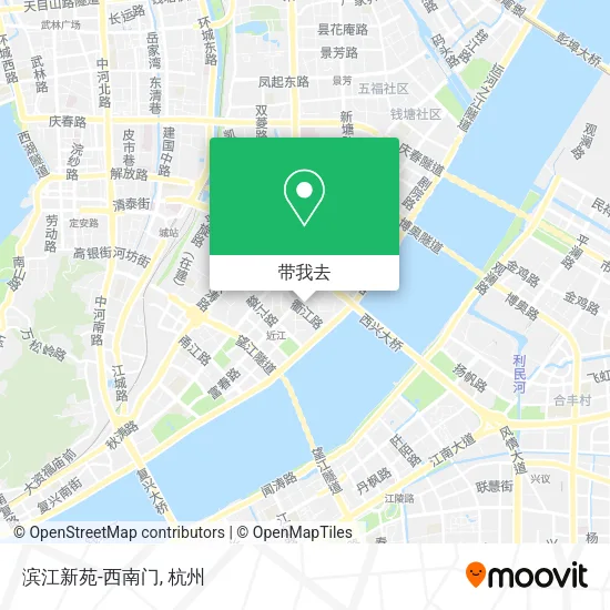 滨江新苑-西南门地图