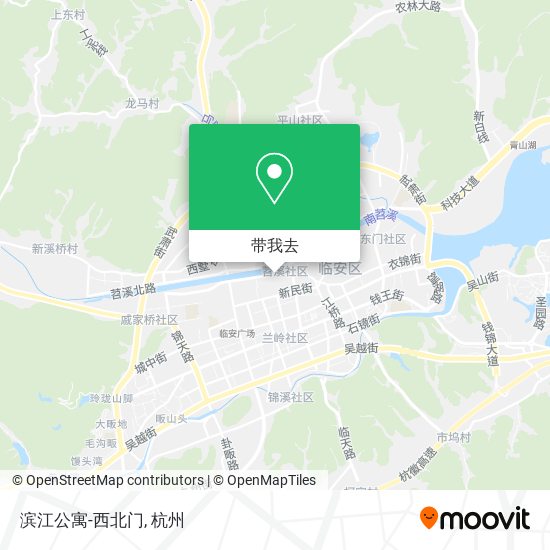 滨江公寓-西北门地图