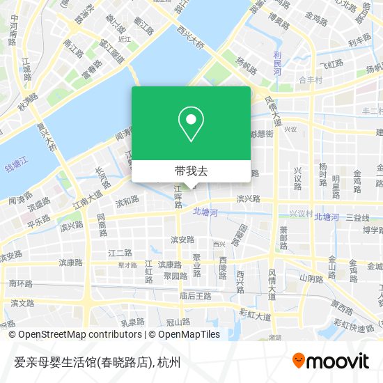 爱亲母婴生活馆(春晓路店)地图