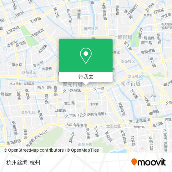 杭州丝绸地图