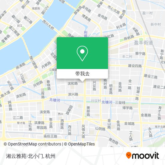 湘云雅苑-北小门地图