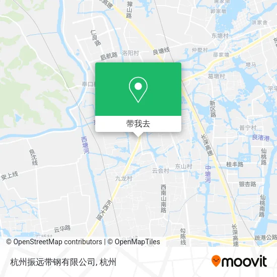 杭州振远带钢有限公司地图