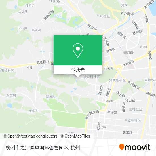 杭州市之江凤凰国际创意园区地图