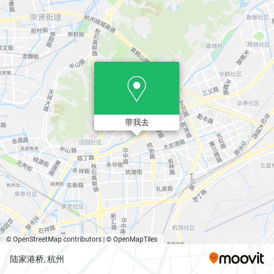 陆家港桥地图