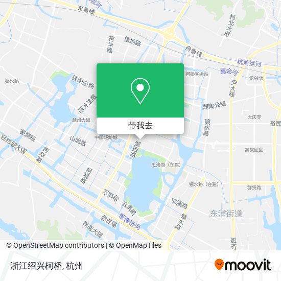 浙江绍兴柯桥地图