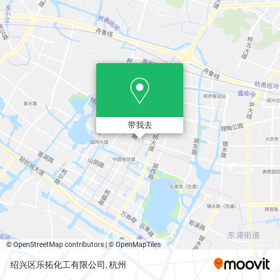 绍兴区乐拓化工有限公司地图