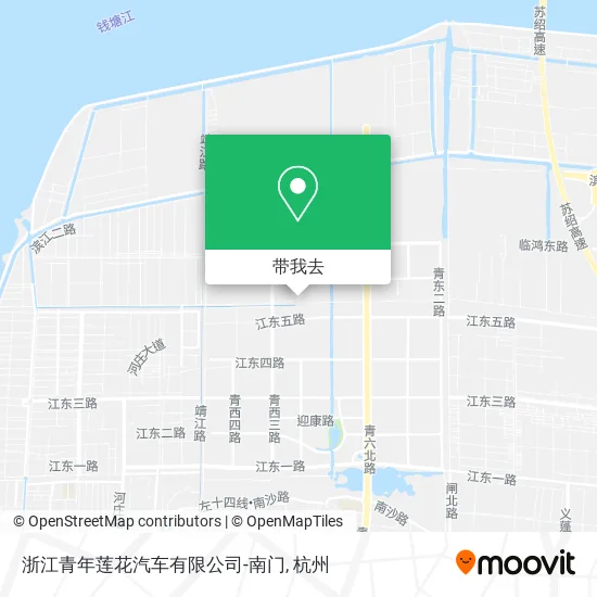 浙江青年莲花汽车有限公司-南门地图
