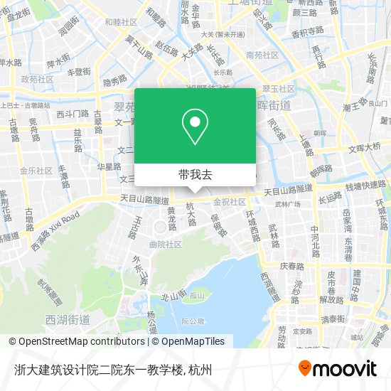 浙大建筑设计院二院东一教学楼地图