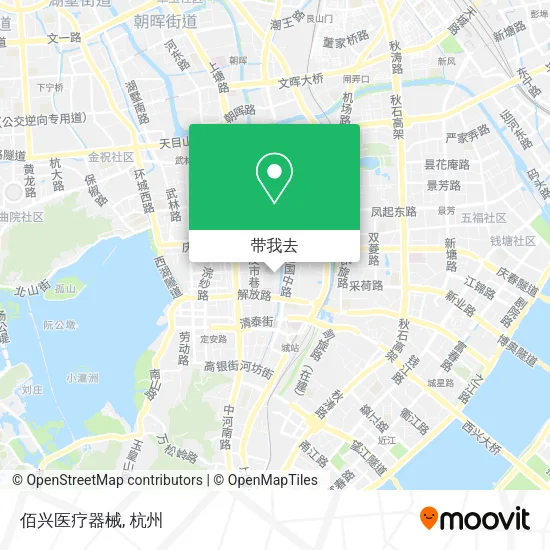佰兴医疗器械地图
