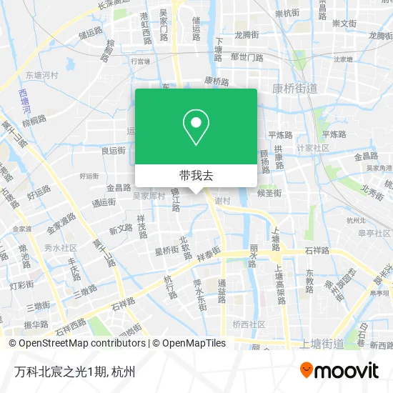 万科北宸之光1期地图