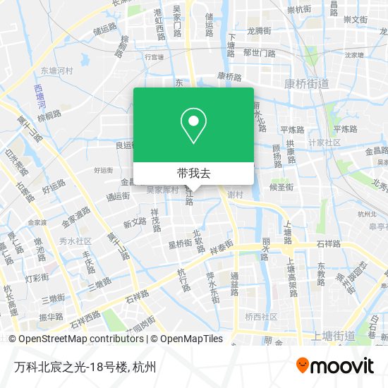 万科北宸之光-18号楼地图