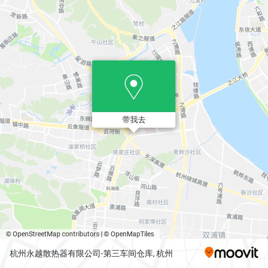 杭州永越散热器有限公司-第三车间仓库地图