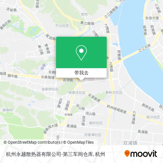 杭州永越散热器有限公司-第三车间仓库地图