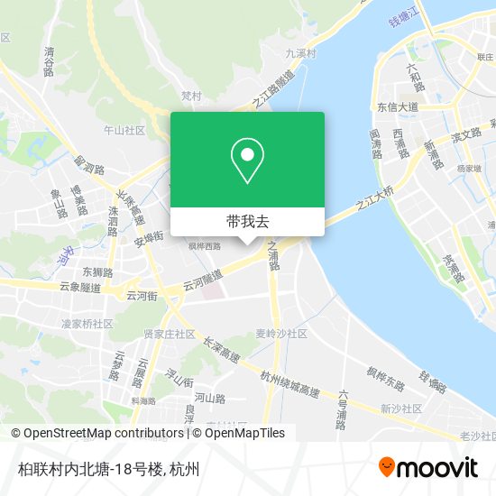 桕联村内北塘-18号楼地图