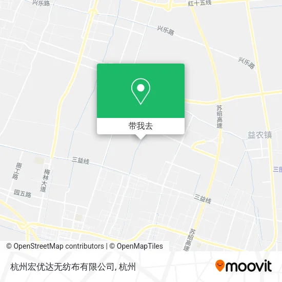 杭州宏优达无纺布有限公司地图