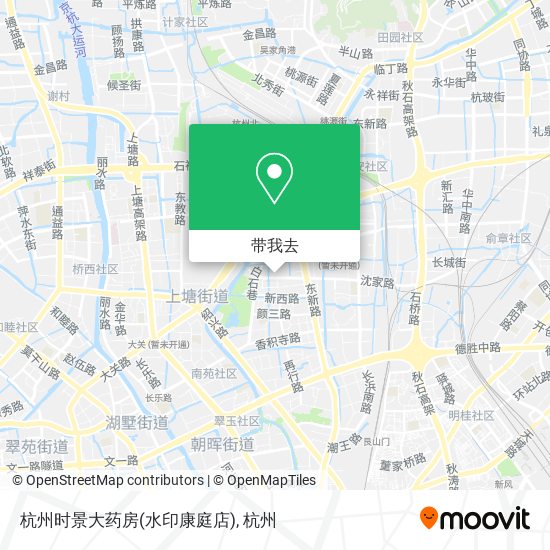 杭州时景大药房(水印康庭店)地图
