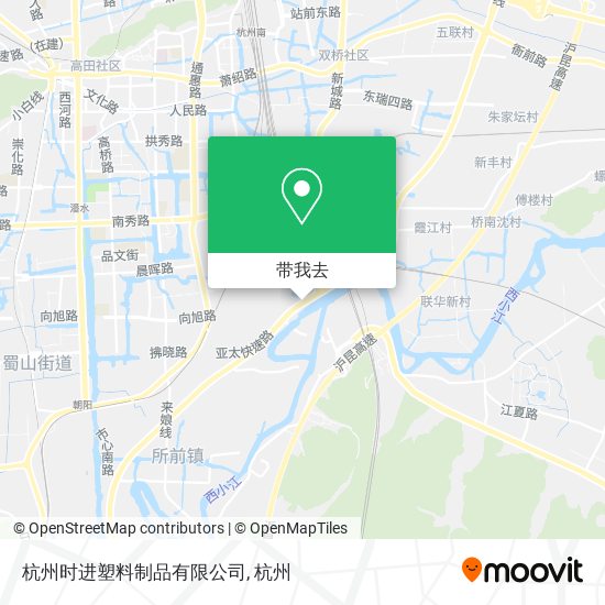 杭州时进塑料制品有限公司地图