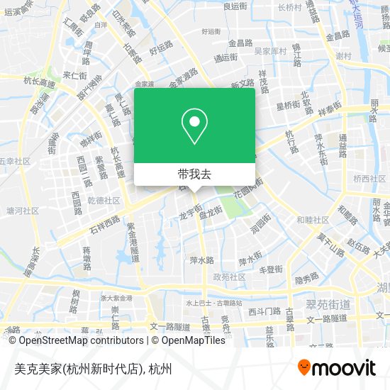 美克美家(杭州新时代店)地图