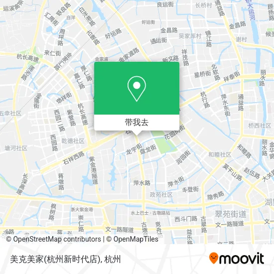 美克美家(杭州新时代店)地图