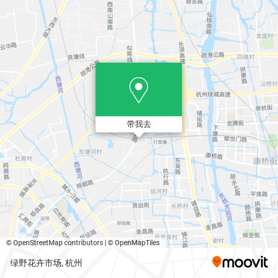 绿野花卉市场地图