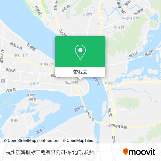 杭州滨海航标工程有限公司-东北门地图