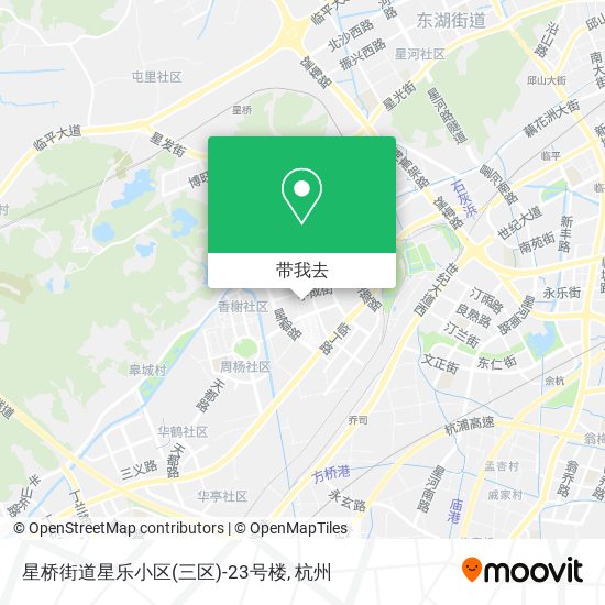 星桥街道星乐小区(三区)-23号楼地图