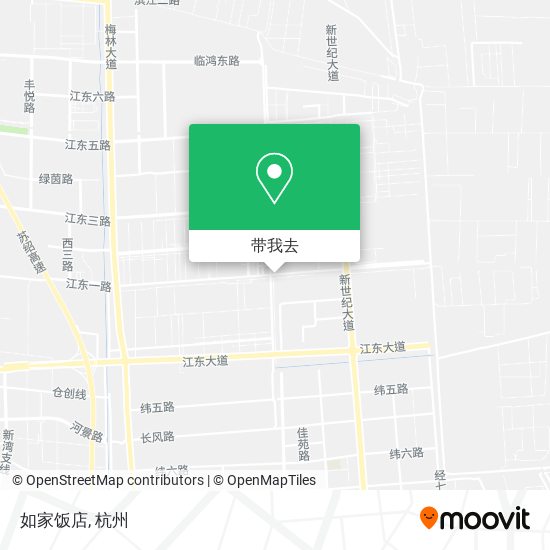 如家饭店地图