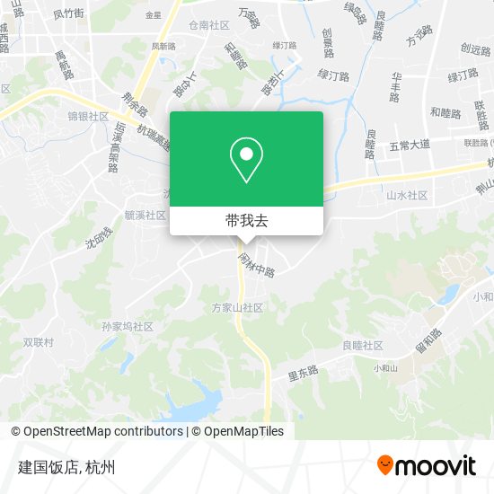 建国饭店地图
