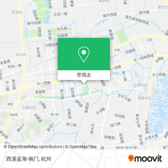 西溪蓝海-南门地图