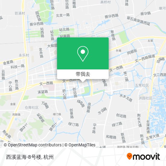 西溪蓝海-8号楼地图