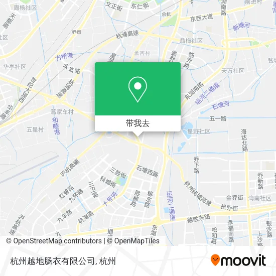杭州越地肠衣有限公司地图
