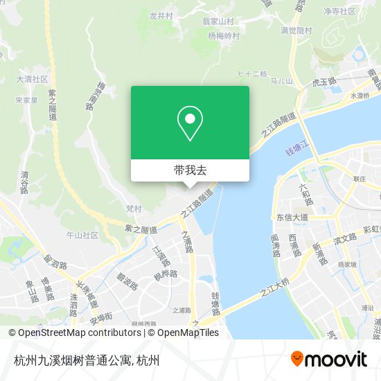 杭州九溪烟树普通公寓地图