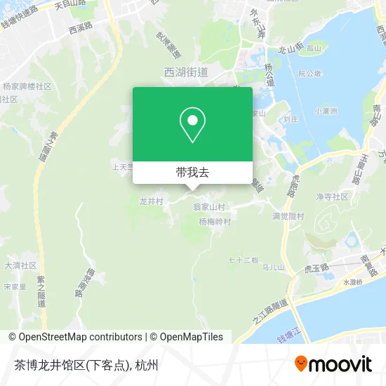 茶博龙井馆区(下客点)地图