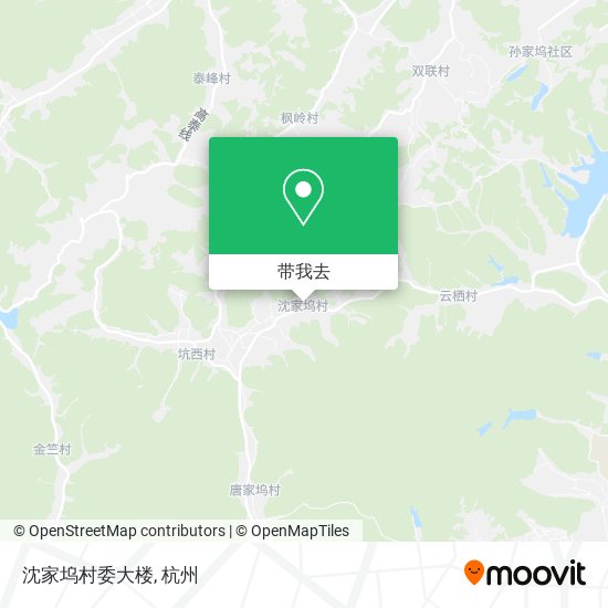 沈家坞村委大楼地图