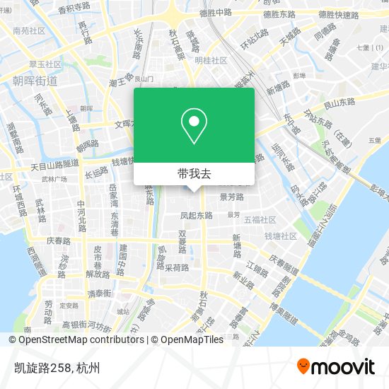 凯旋路258地图