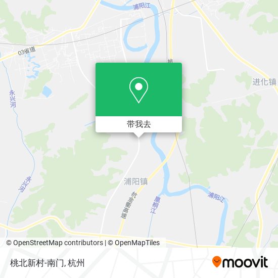 桃北新村-南门地图