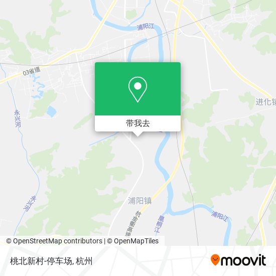 桃北新村-停车场地图