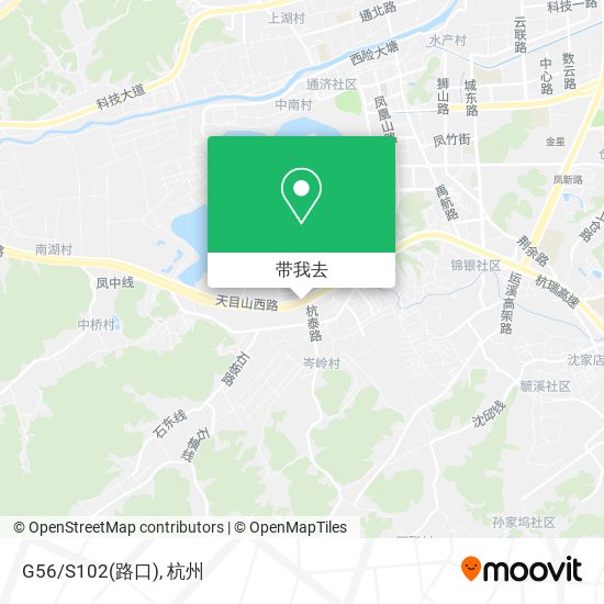 G56/S102(路口)地图