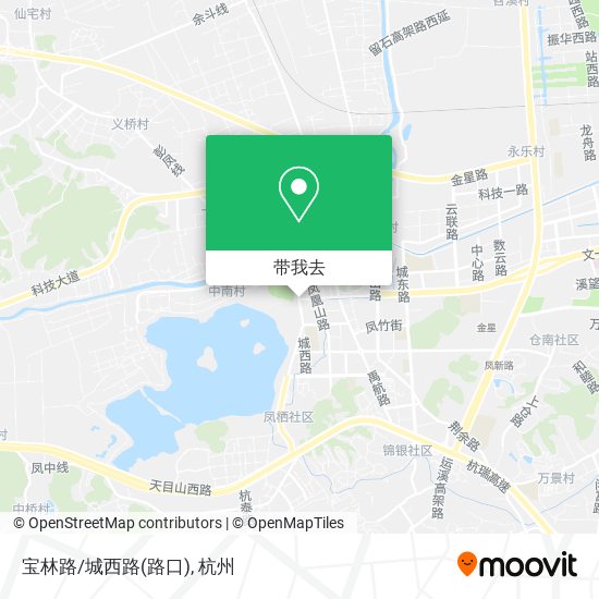 宝林路/城西路(路口)地图