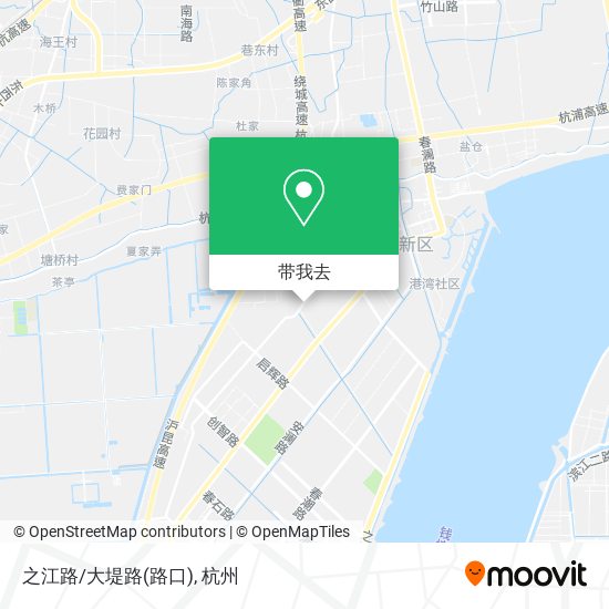 之江路/大堤路(路口)地图