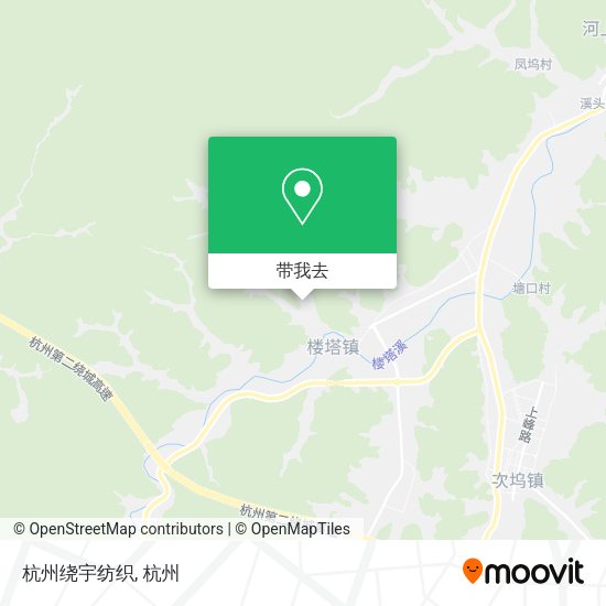 杭州绕宇纺织地图